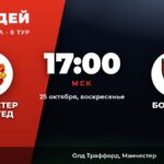 Манчестер Юнайтед — Борнмут, Премьер-Лига, 8 тур, 25 октября